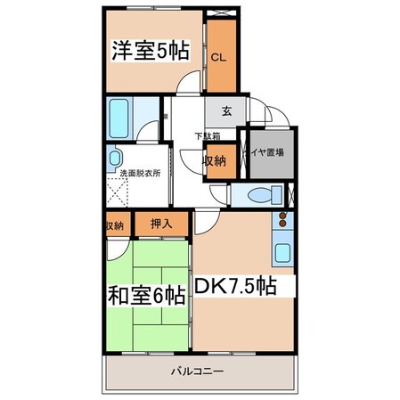 コンフォート・Ｍの物件間取画像